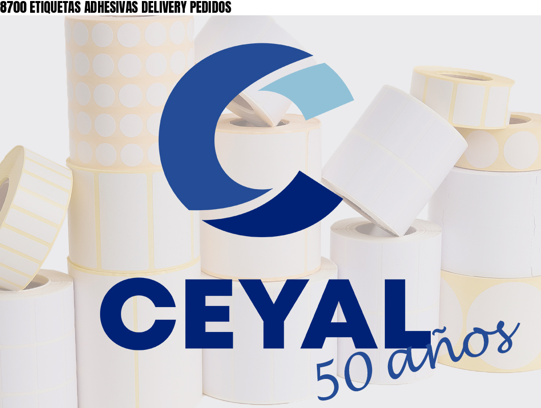 8700 ETIQUETAS ADHESIVAS DELIVERY PEDIDOS