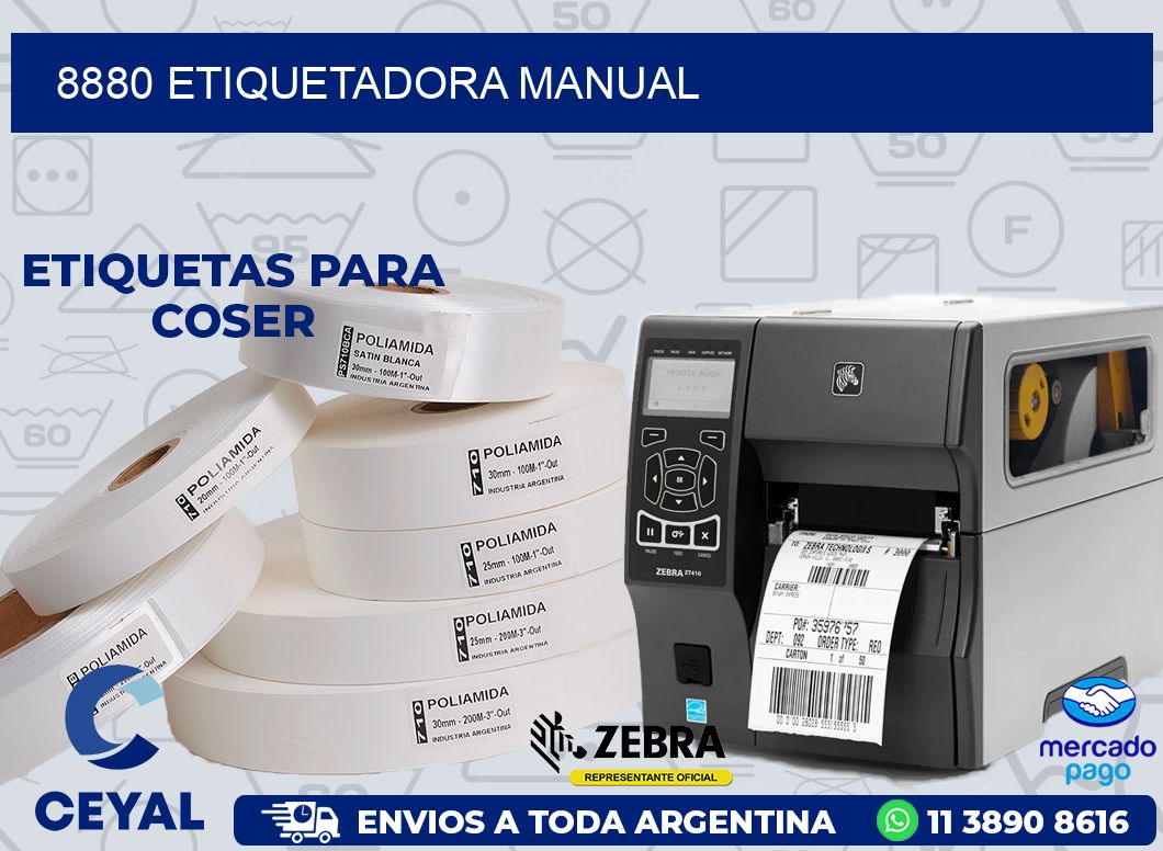 8880 ETIQUETADORA MANUAL