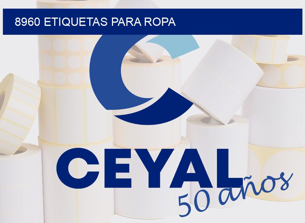 8960 ETIQUETAS PARA ROPA
