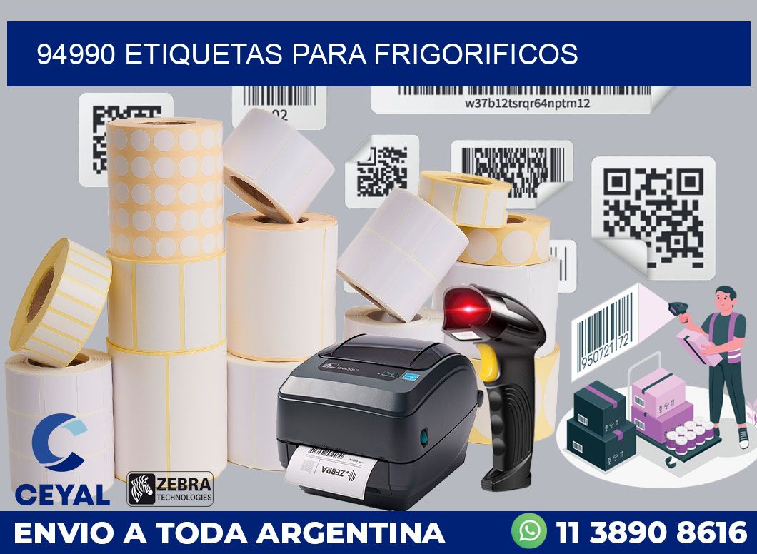 94990 ETIQUETAS PARA FRIGORIFICOS