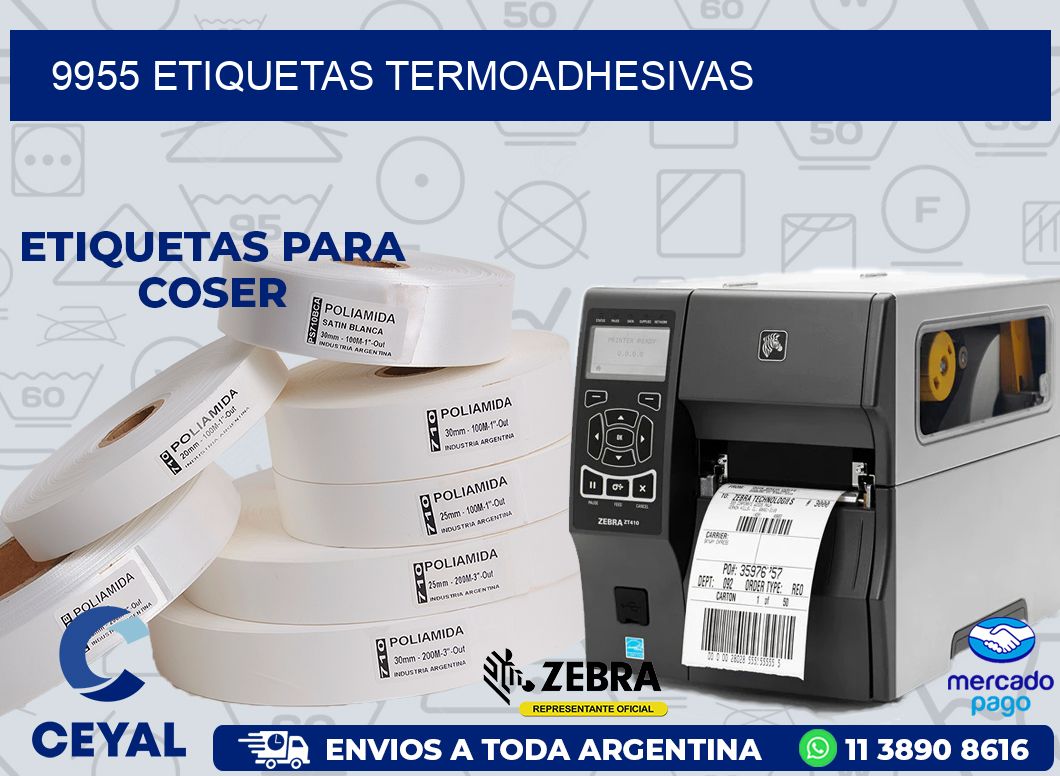 9955 ETIQUETAS TERMOADHESIVAS