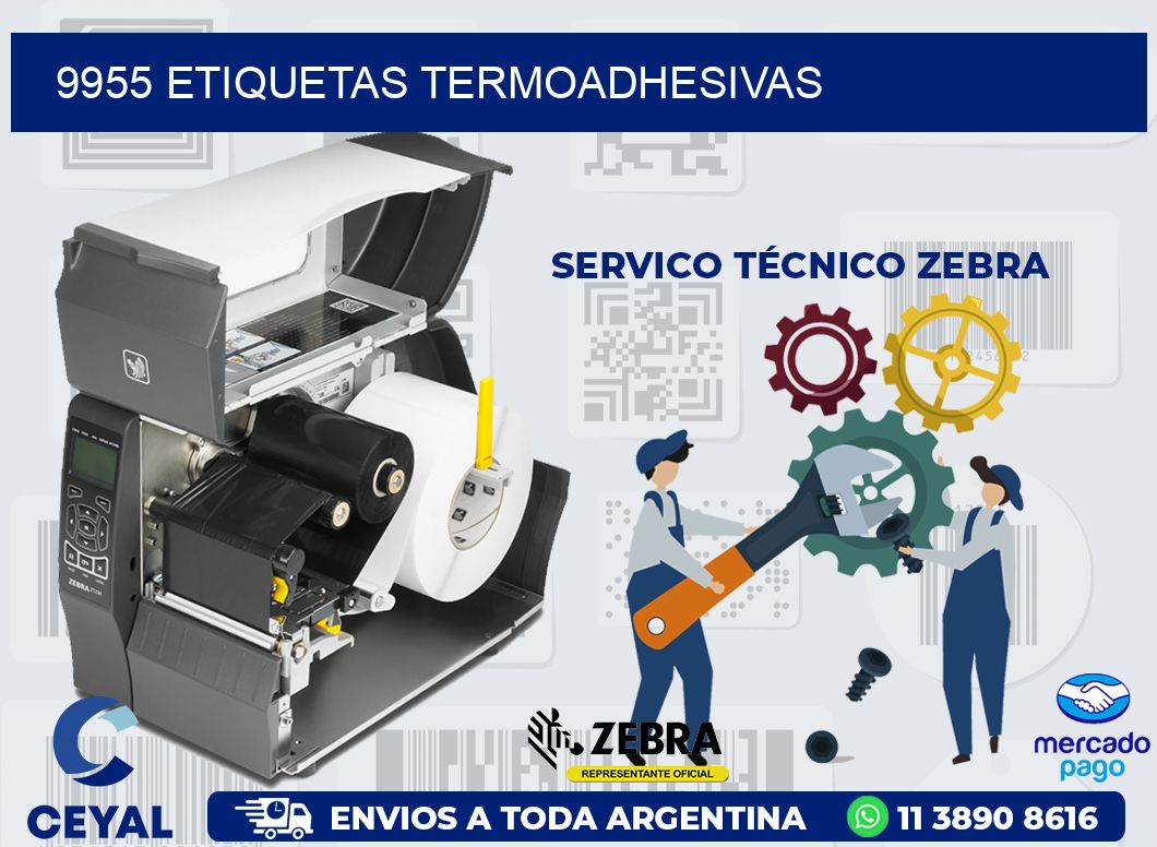 9955 ETIQUETAS TERMOADHESIVAS