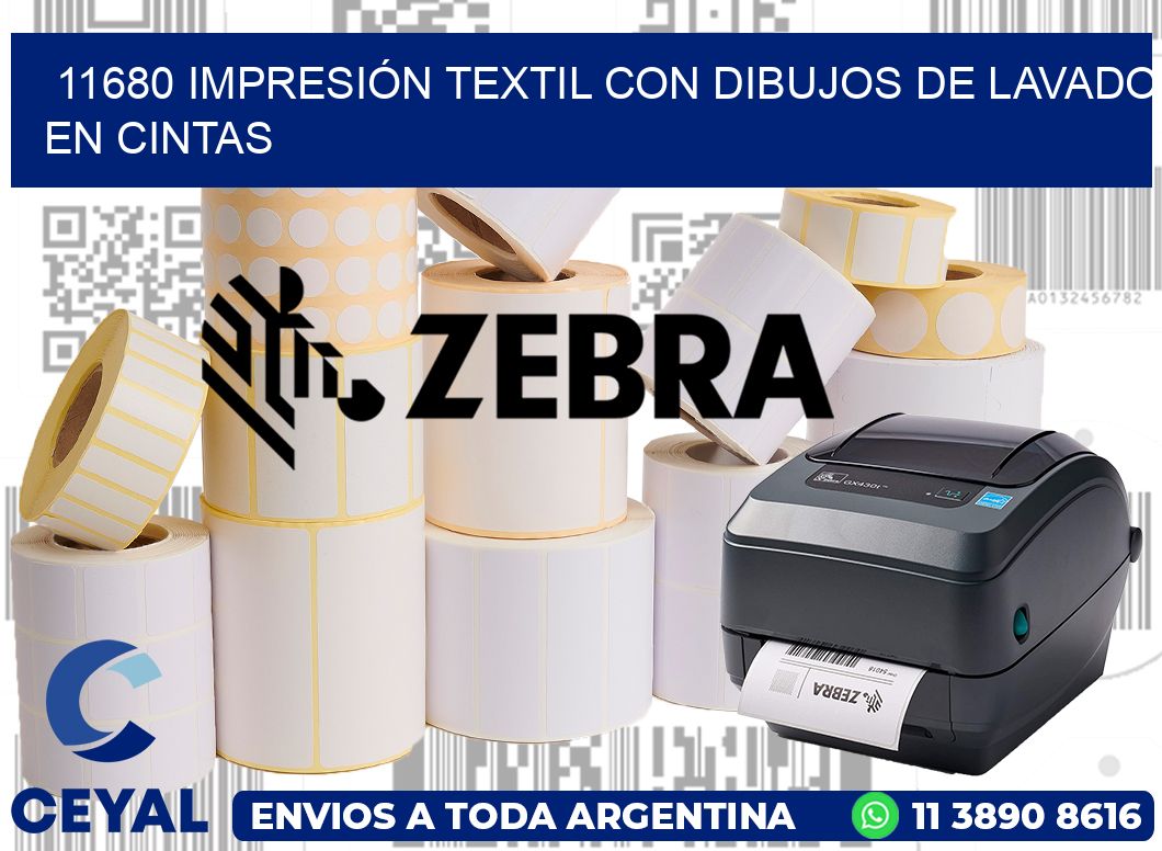 11680 IMPRESIÓN TEXTIL CON DIBUJOS DE LAVADO EN CINTAS
