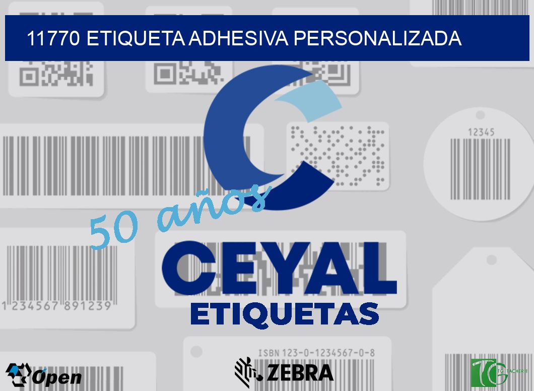 11770 ETIQUETA ADHESIVA PERSONALIZADA