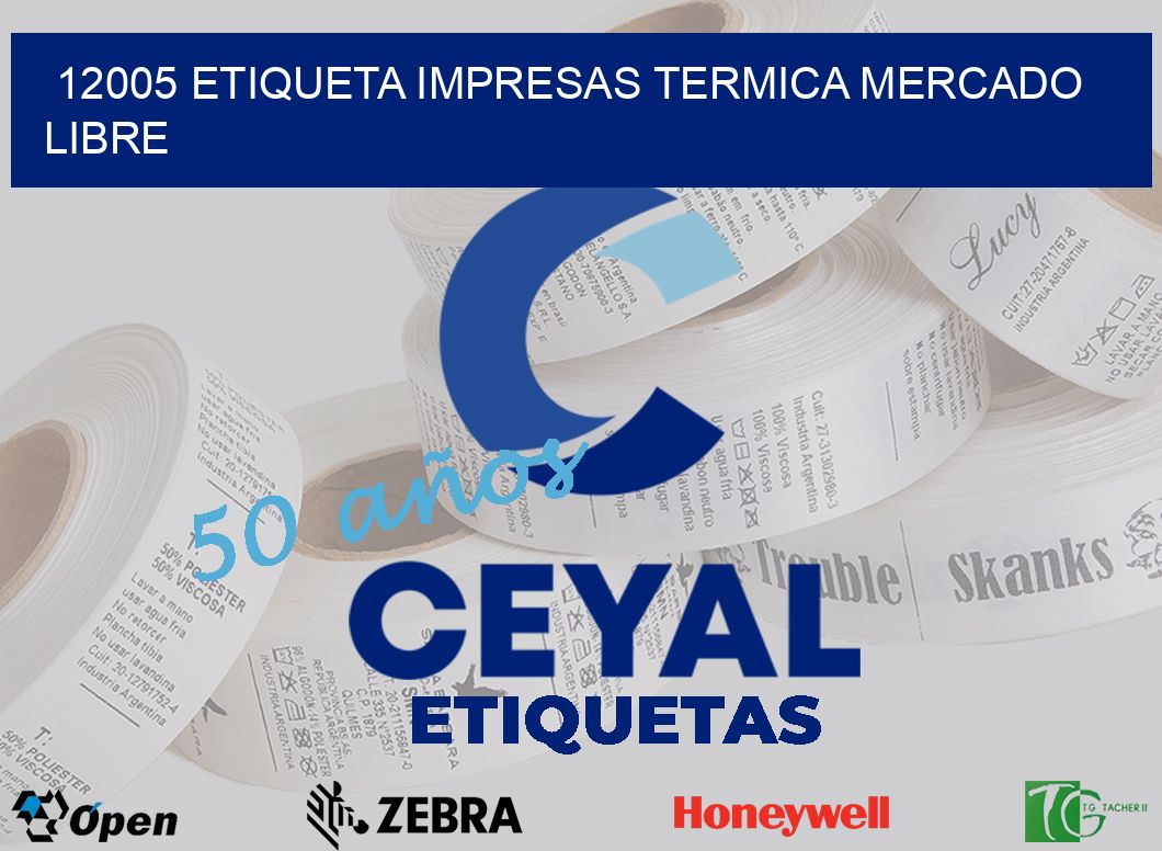 12005 ETIQUETA IMPRESAS TERMICA MERCADO LIBRE