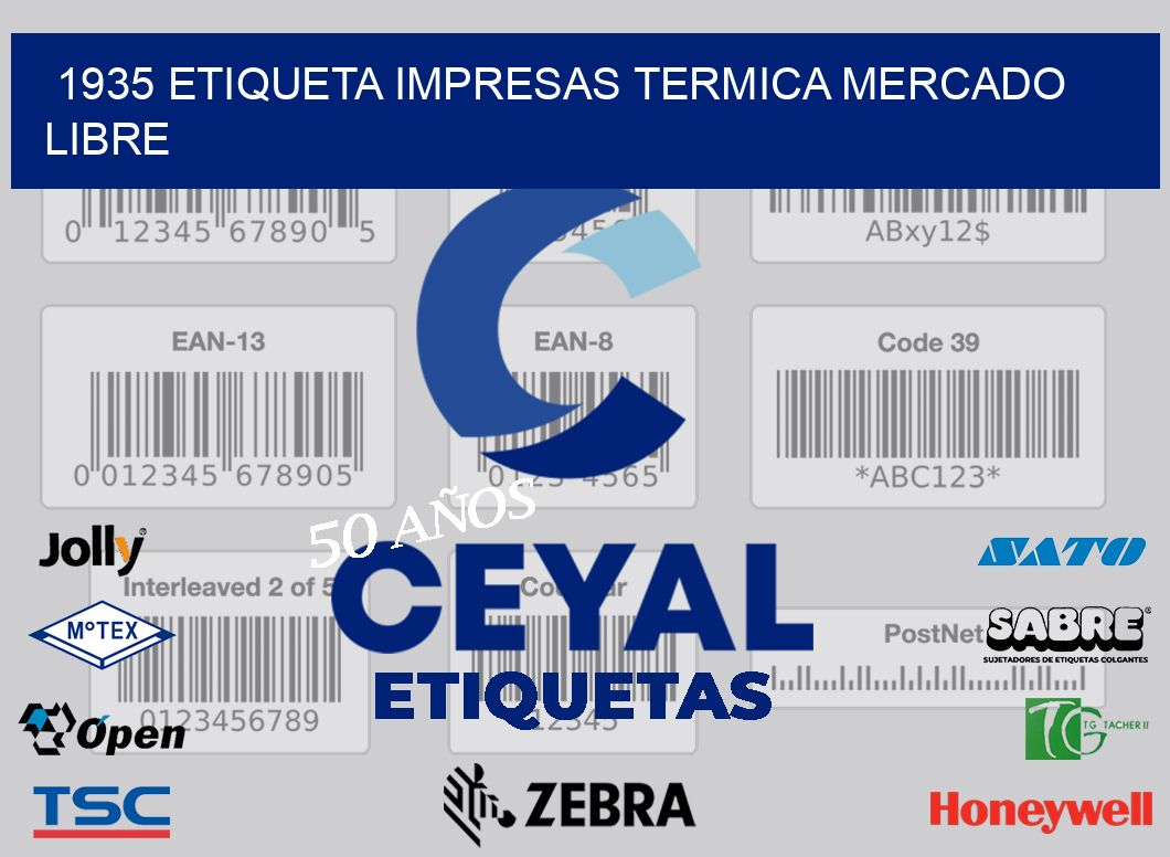 1935 ETIQUETA IMPRESAS TERMICA MERCADO LIBRE