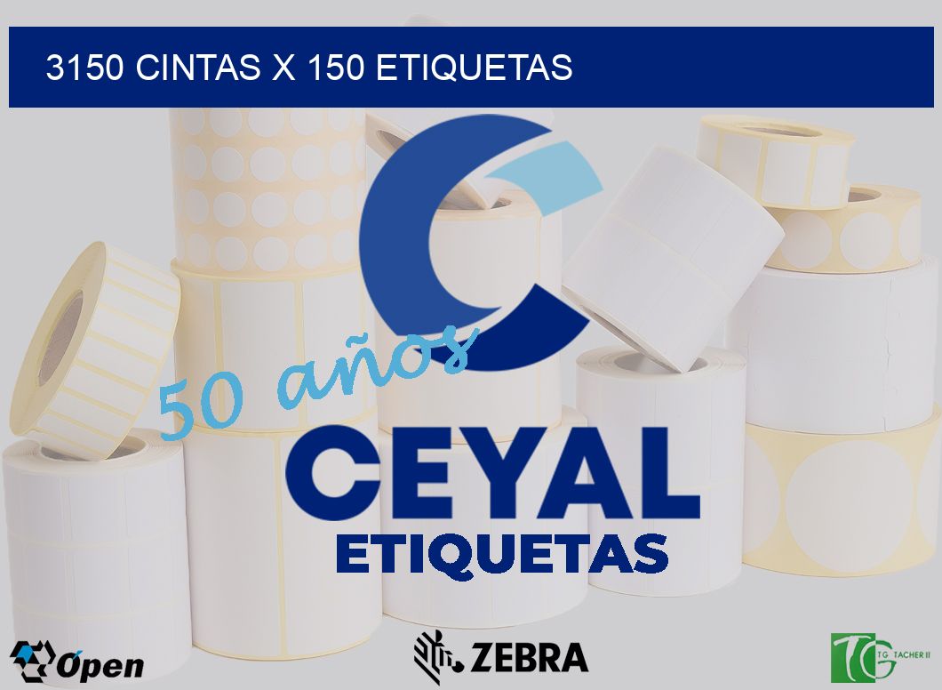 3150 cintas x 150 etiquetas