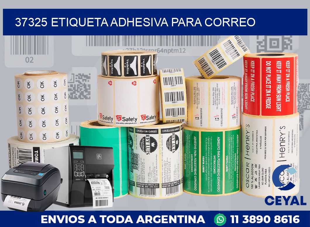 37325 ETIQUETA ADHESIVA PARA CORREO