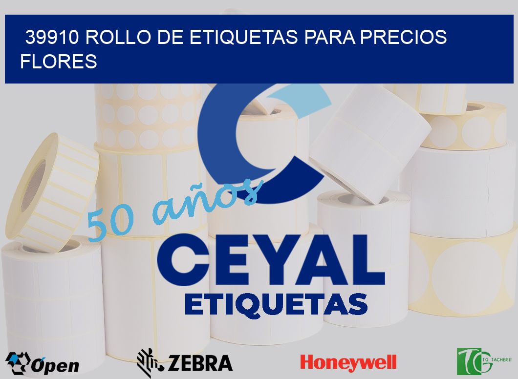39910 ROLLO DE ETIQUETAS PARA PRECIOS FLORES