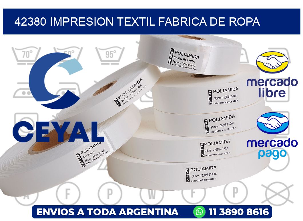 42380 IMPRESION TEXTIL FABRICA DE ROPA