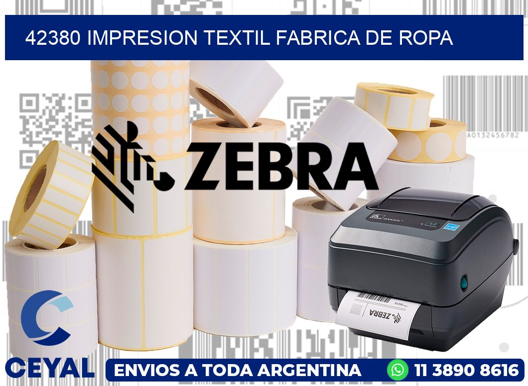 42380 IMPRESION TEXTIL FABRICA DE ROPA