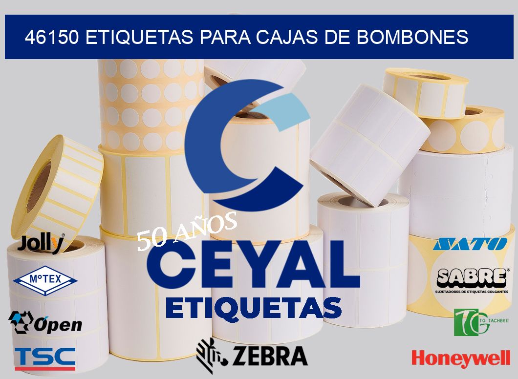 46150 ETIQUETAS PARA CAJAS DE BOMBONES