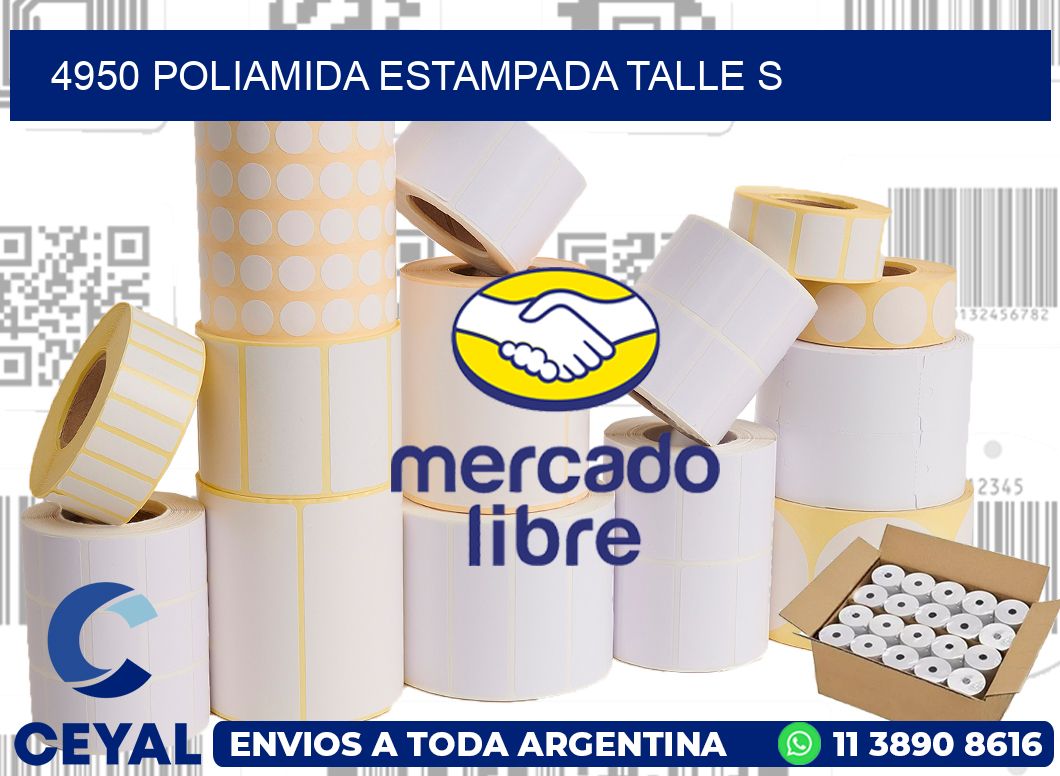 4950 POLIAMIDA ESTAMPADA TALLE S