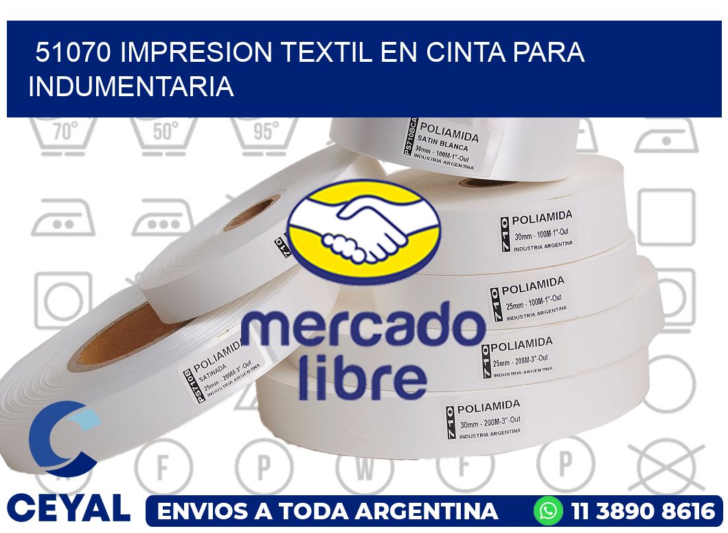 51070 IMPRESION TEXTIL EN CINTA PARA INDUMENTARIA