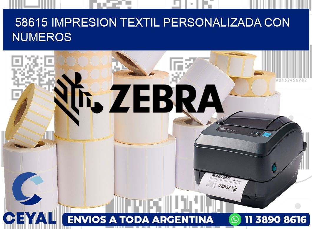 58615 IMPRESION TEXTIL PERSONALIZADA CON NUMEROS