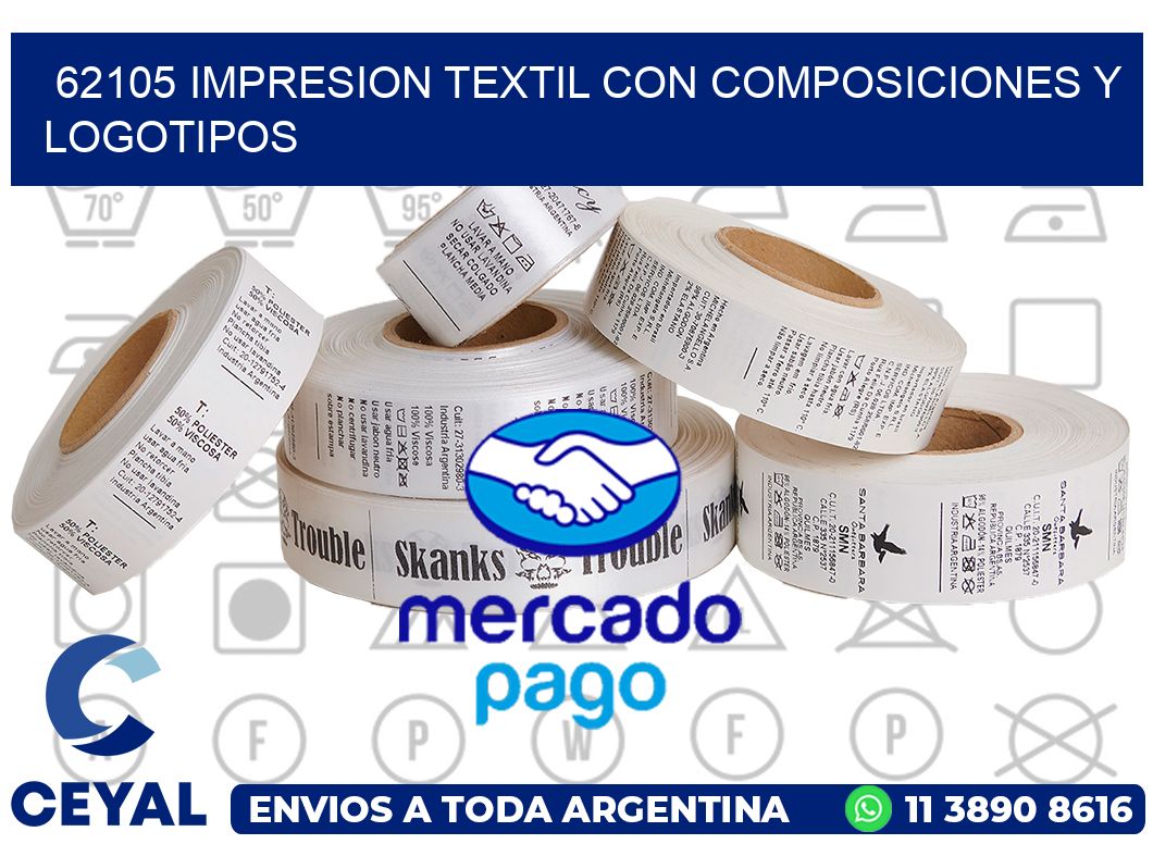62105 IMPRESION TEXTIL CON COMPOSICIONES Y LOGOTIPOS