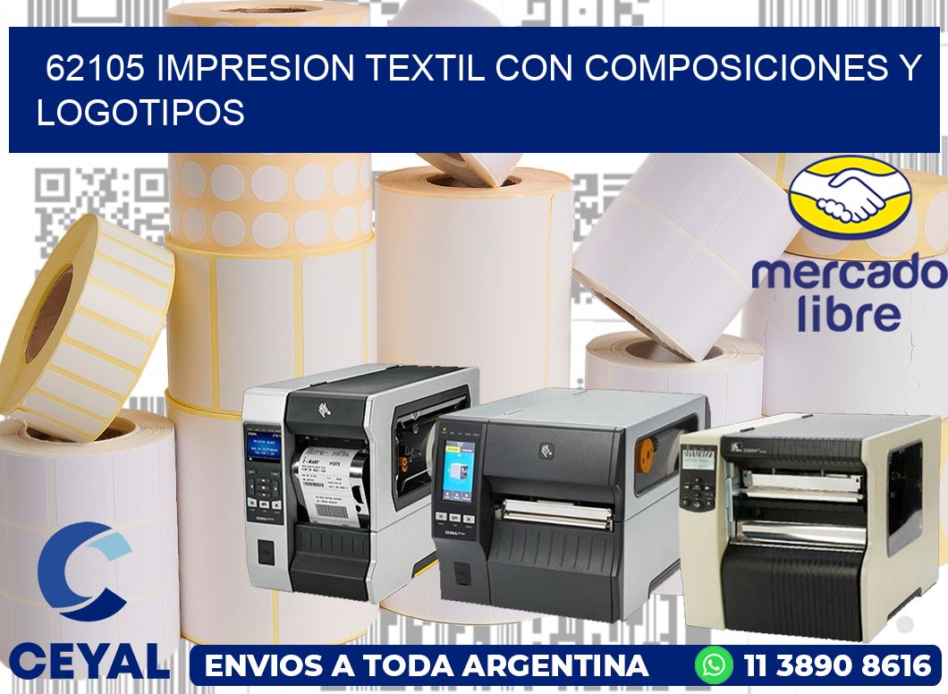 62105 IMPRESION TEXTIL CON COMPOSICIONES Y LOGOTIPOS