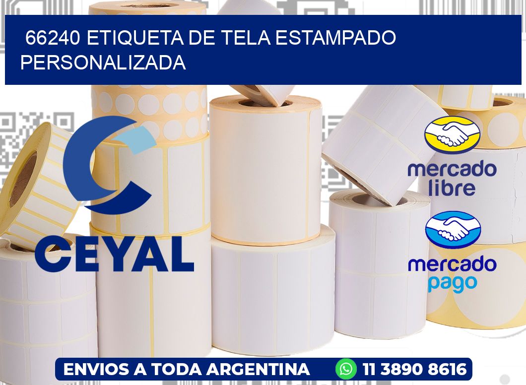 66240 ETIQUETA DE TELA ESTAMPADO PERSONALIZADA