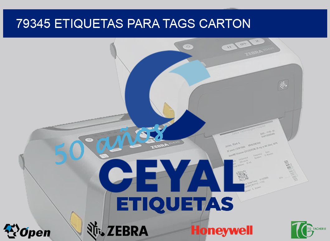 79345 ETIQUETAS PARA TAGS CARTON