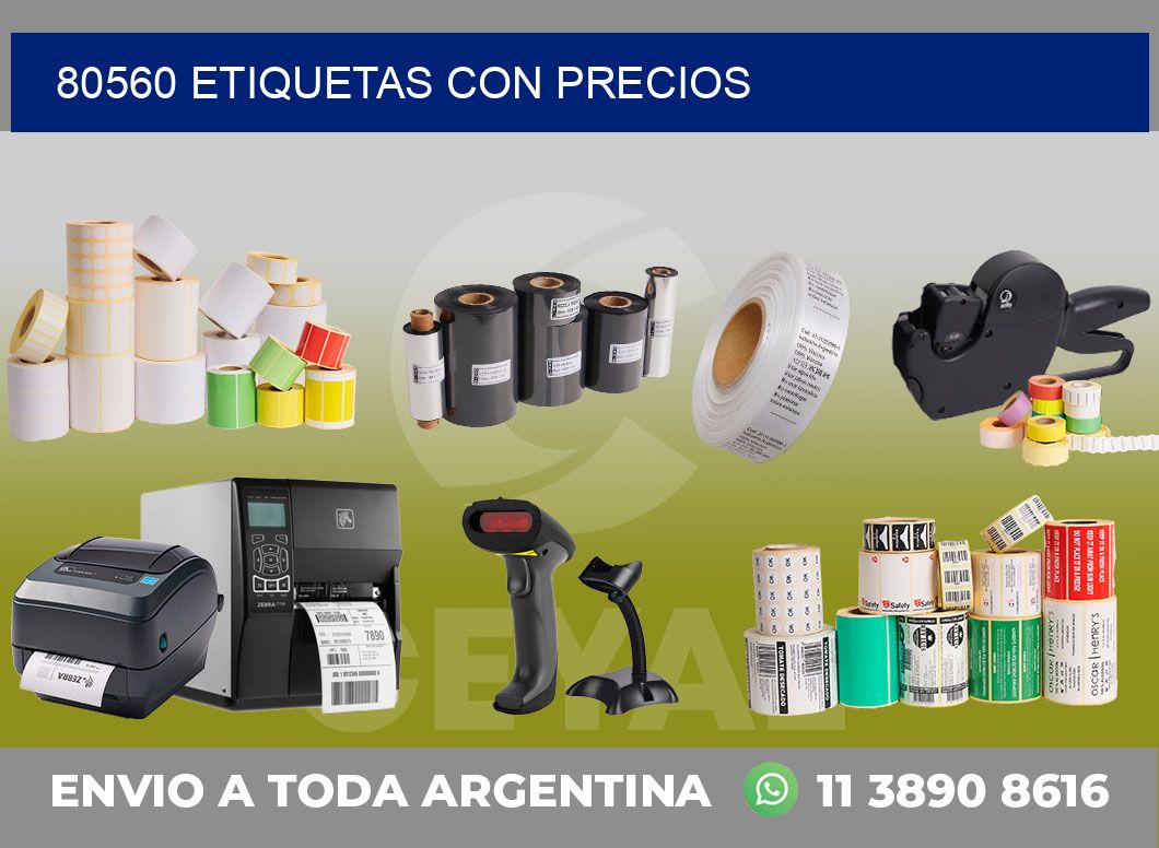 80560 ETIQUETAS CON PRECIOS