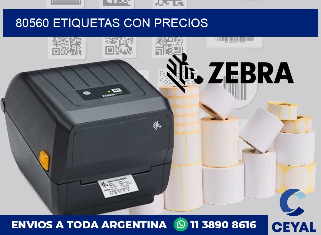 80560 ETIQUETAS CON PRECIOS