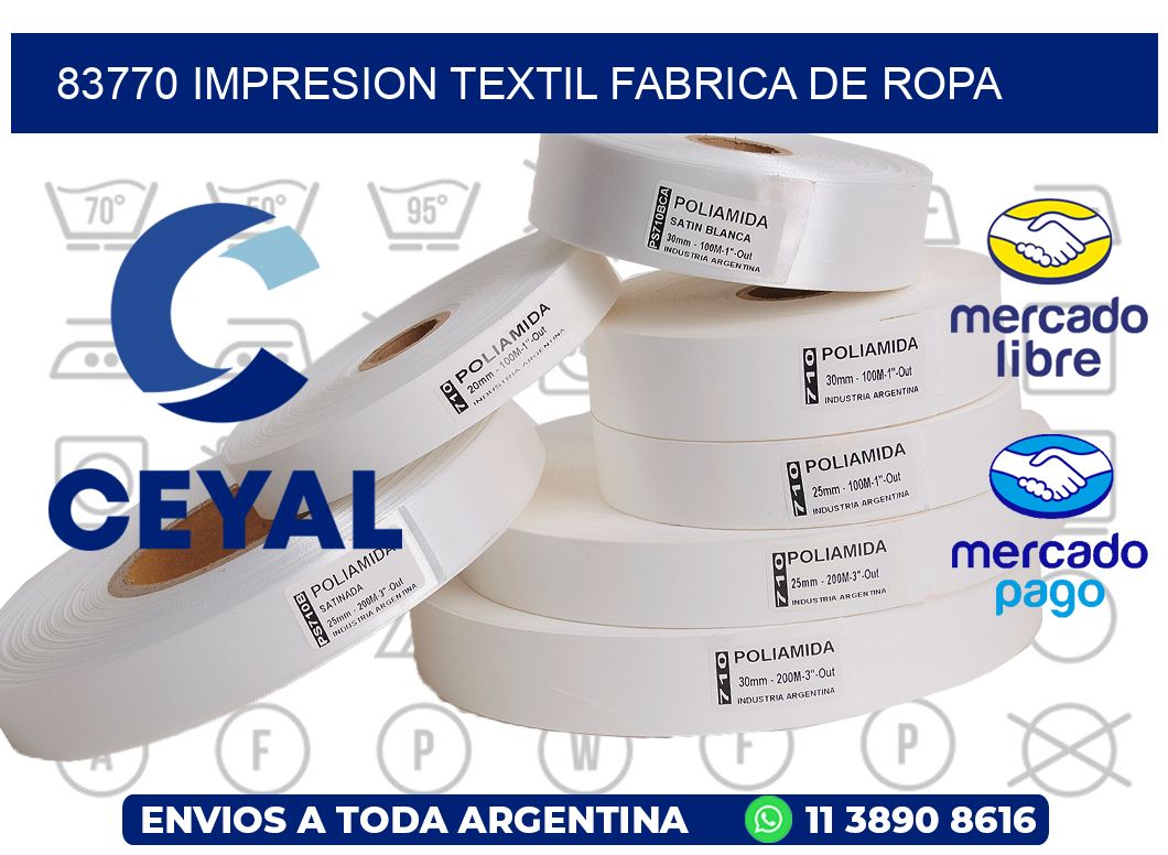 83770 IMPRESION TEXTIL FABRICA DE ROPA