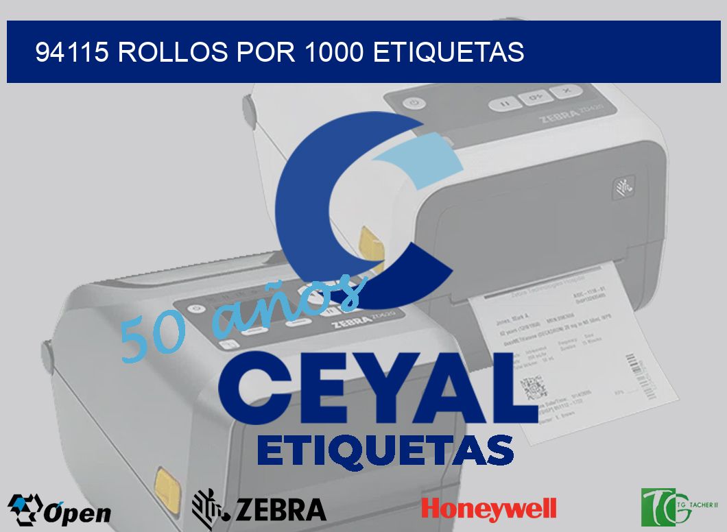 94115 Rollos por 1000 etiquetas