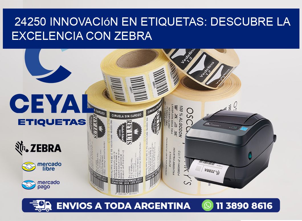 24250 Innovación en Etiquetas: Descubre la Excelencia con Zebra