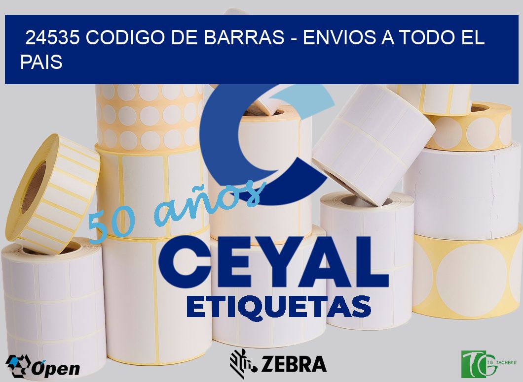 24535 CODIGO DE BARRAS – ENVIOS A TODO EL PAIS