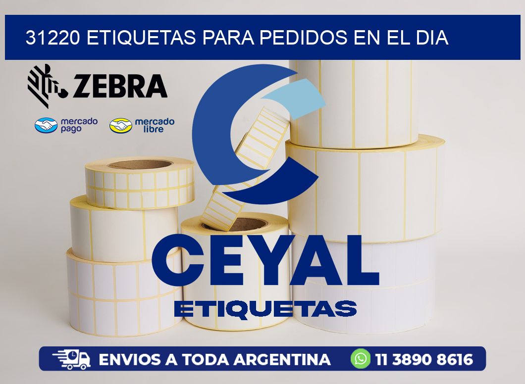 31220 ETIQUETAS PARA PEDIDOS EN EL DIA