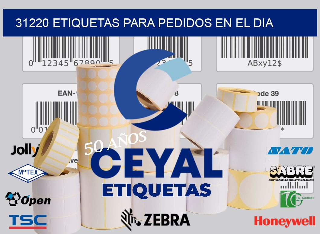 31220 ETIQUETAS PARA PEDIDOS EN EL DIA