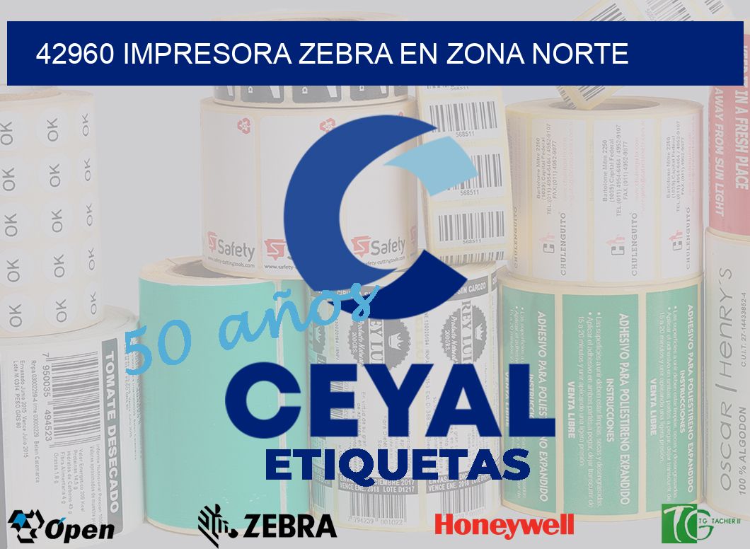 42960 IMPRESORA ZEBRA EN ZONA NORTE