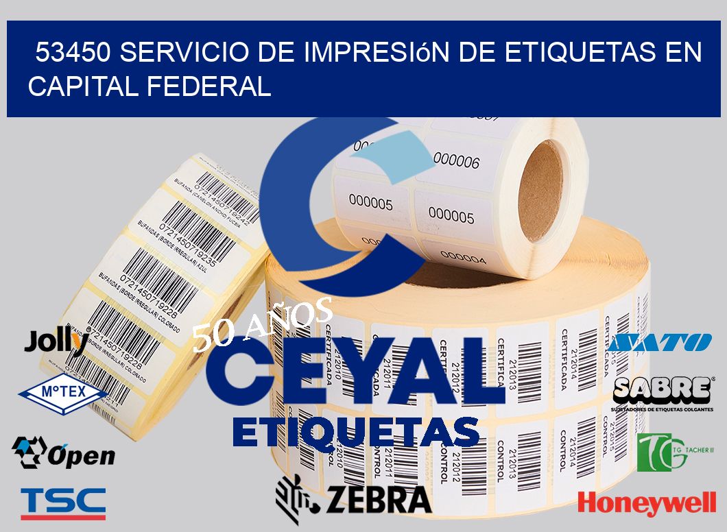 53450 Servicio de Impresión de Etiquetas en Capital Federal