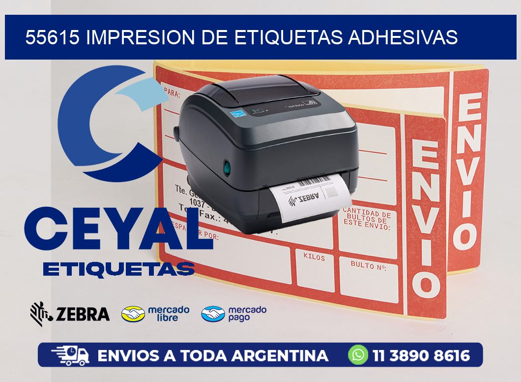 55615 IMPRESION DE ETIQUETAS ADHESIVAS
