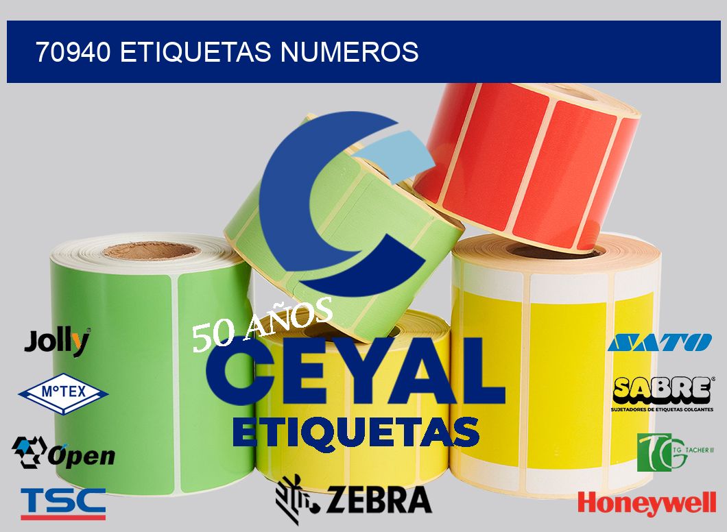 70940 etiquetas numeros