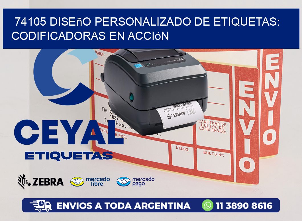74105 Diseño Personalizado de Etiquetas: Codificadoras en Acción