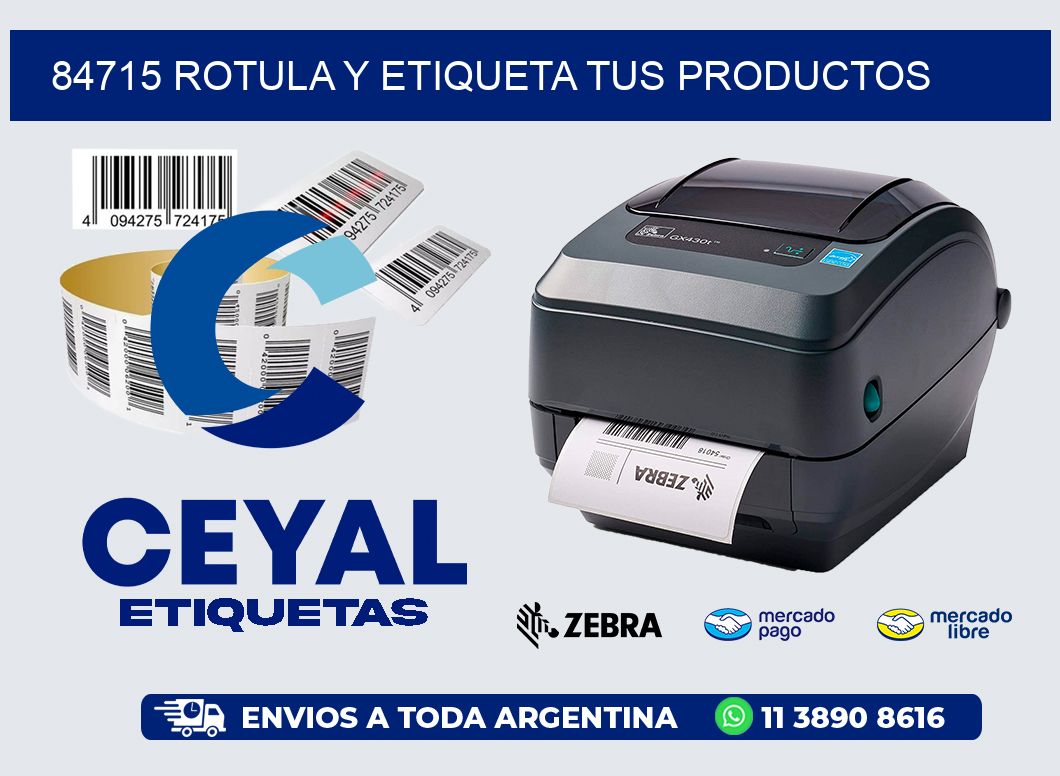 84715 ROTULA Y ETIQUETA TUS PRODUCTOS