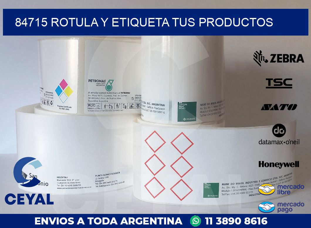84715 ROTULA Y ETIQUETA TUS PRODUCTOS