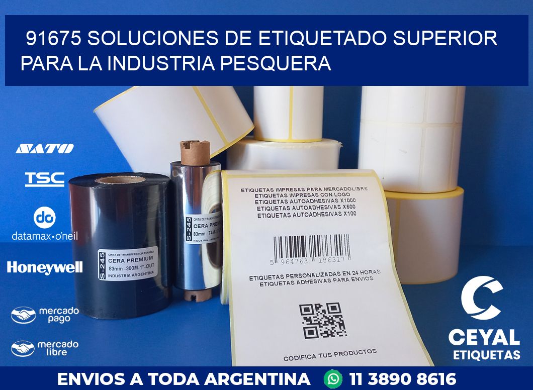 91675 SOLUCIONES DE ETIQUETADO SUPERIOR PARA LA INDUSTRIA PESQUERA