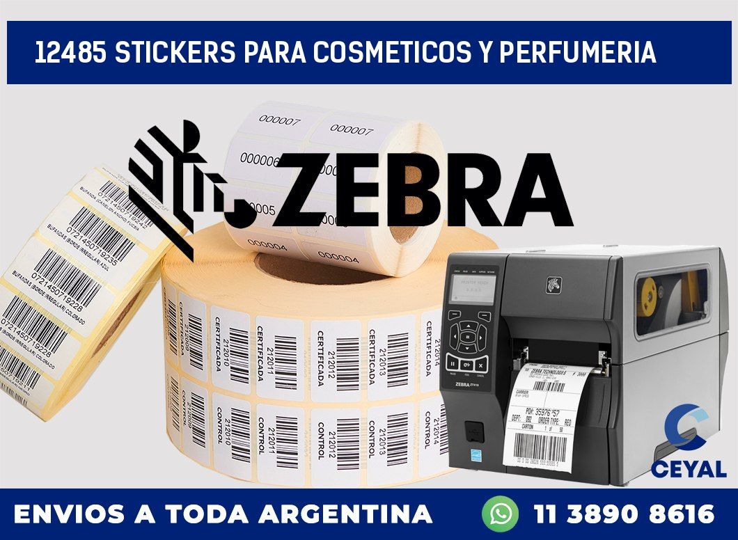 12485 STICKERS PARA COSMETICOS Y PERFUMERIA