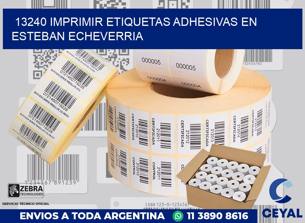 13240 IMPRIMIR ETIQUETAS ADHESIVAS EN ESTEBAN ECHEVERRIA