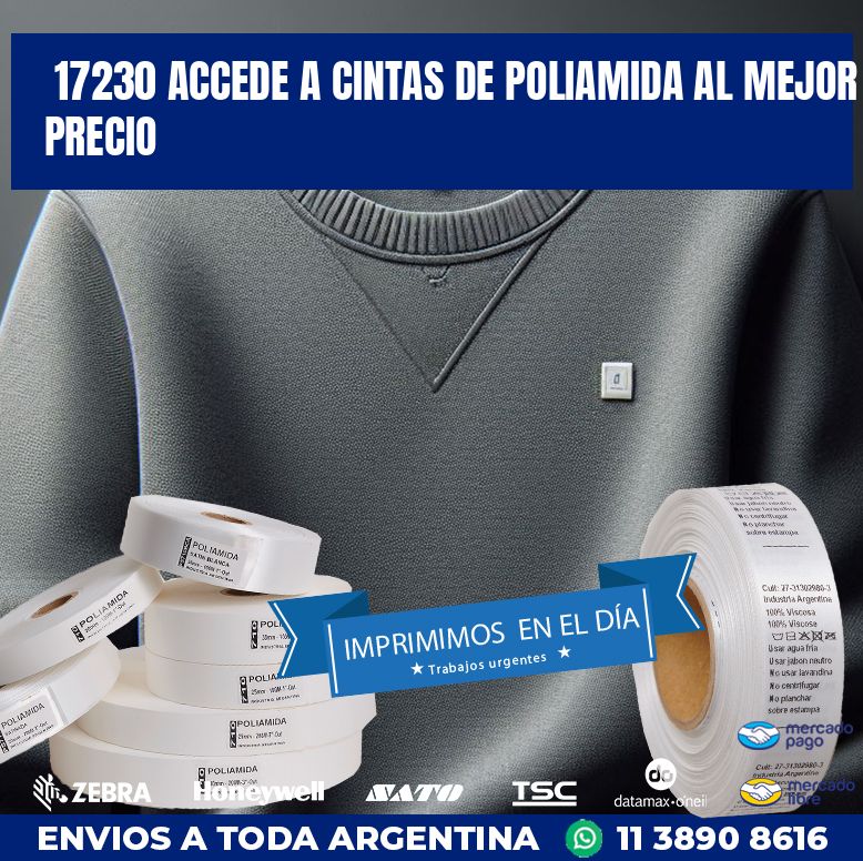 17230 ACCEDE A CINTAS DE POLIAMIDA AL MEJOR PRECIO