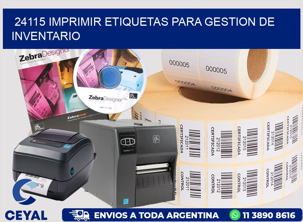 24115 IMPRIMIR ETIQUETAS PARA GESTION DE INVENTARIO