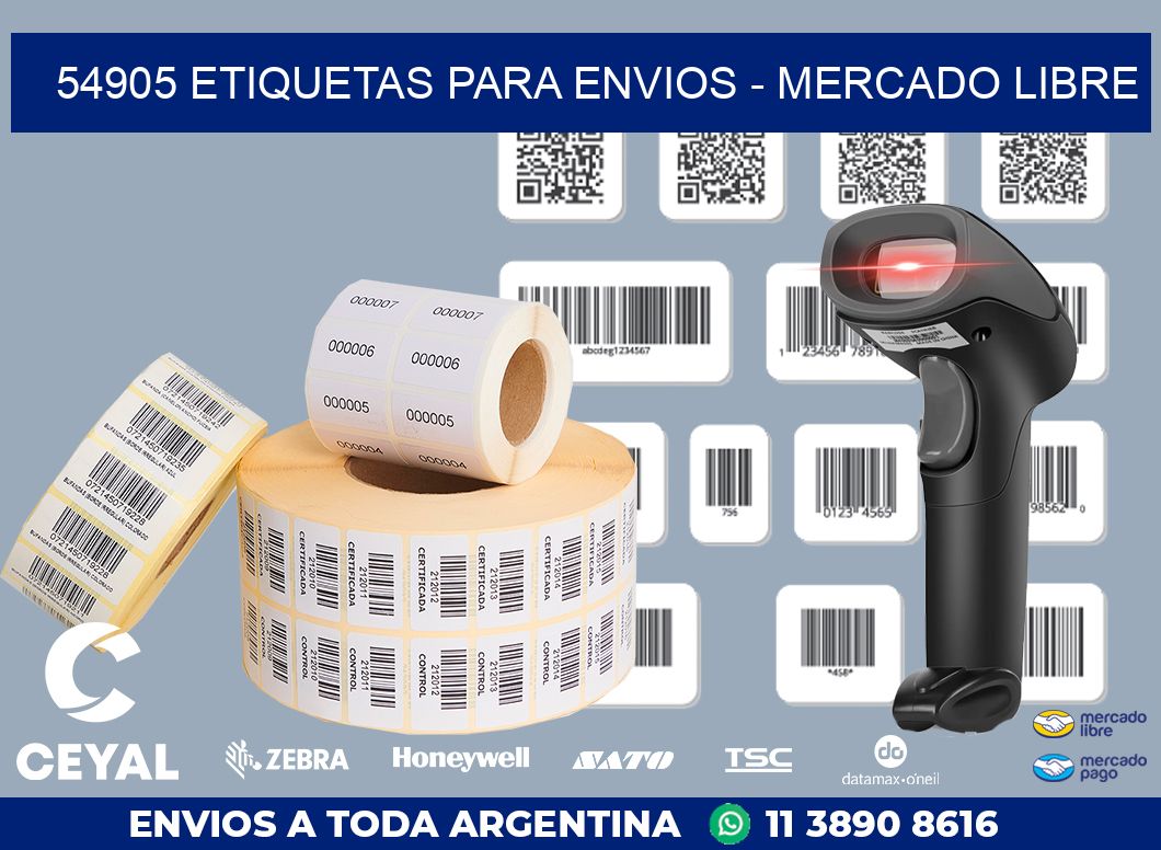 54905 ETIQUETAS PARA ENVIOS - MERCADO LIBRE
