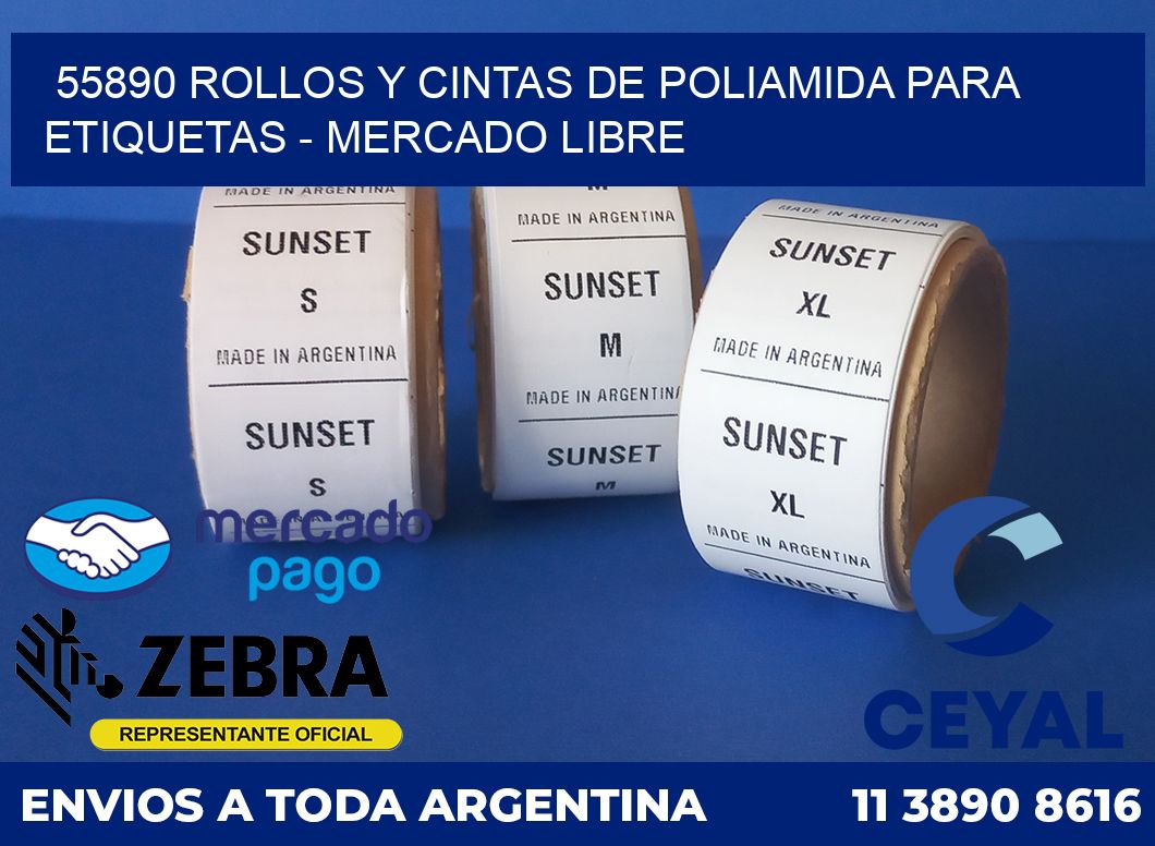 55890 ROLLOS Y CINTAS DE POLIAMIDA PARA ETIQUETAS - MERCADO LIBRE