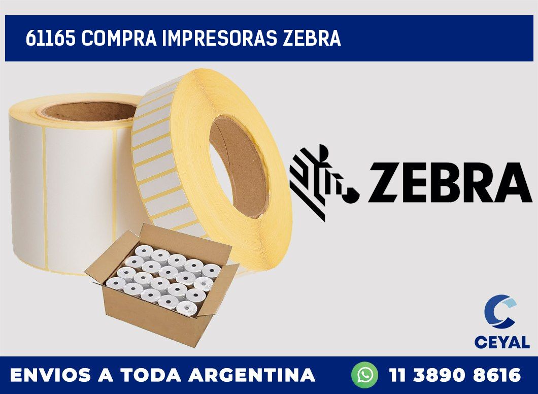 61165 COMPRA IMPRESORAS ZEBRA