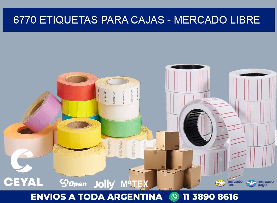 6770 ETIQUETAS PARA CAJAS – MERCADO LIBRE