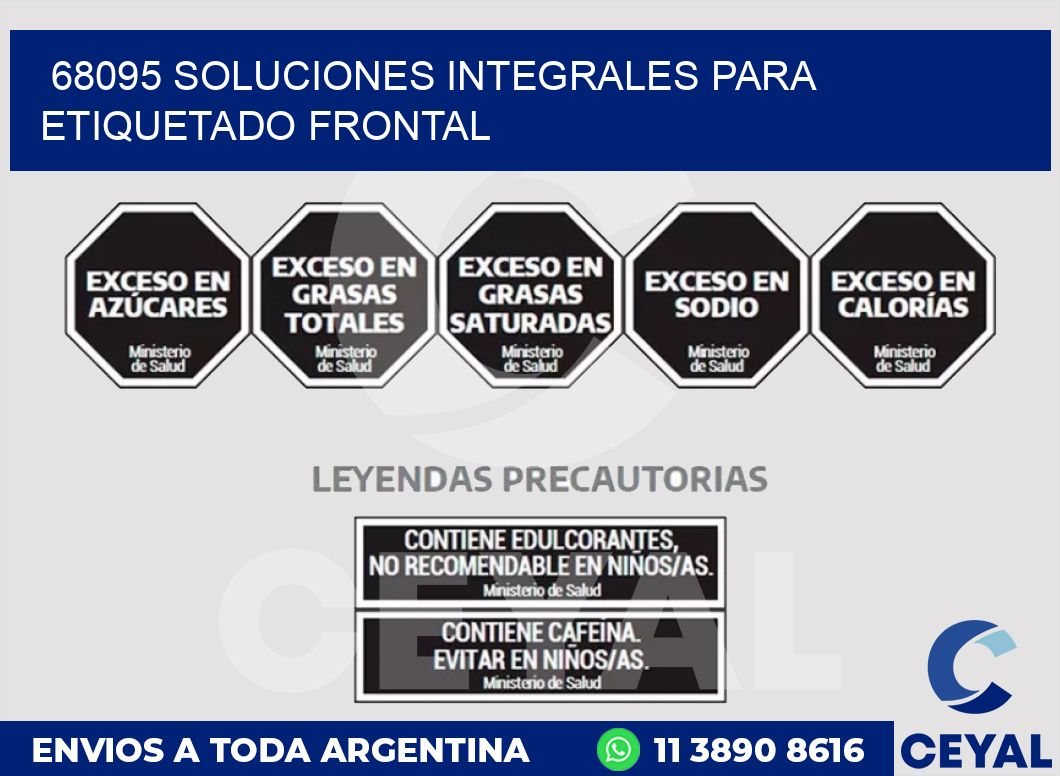 68095 SOLUCIONES INTEGRALES PARA ETIQUETADO FRONTAL