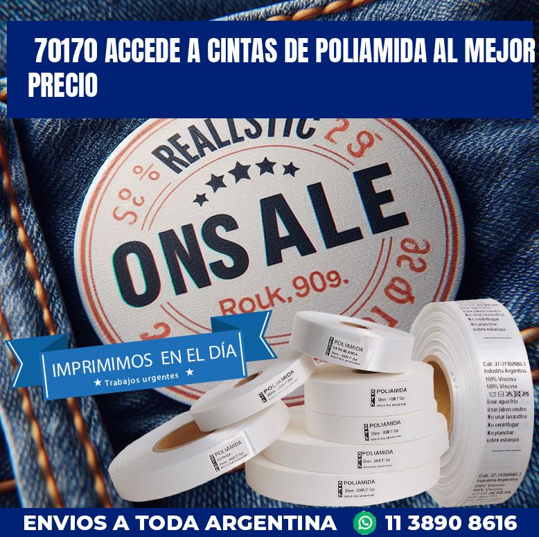 70170 ACCEDE A CINTAS DE POLIAMIDA AL MEJOR PRECIO