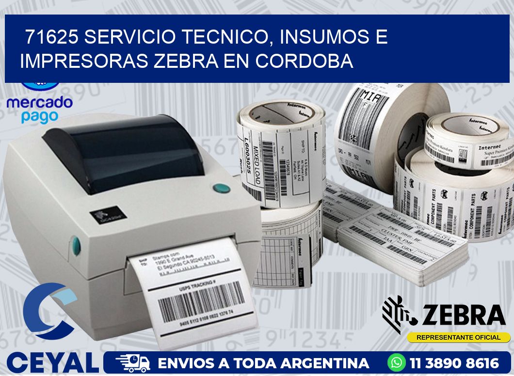 71625 SERVICIO TECNICO, INSUMOS E IMPRESORAS ZEBRA EN CORDOBA